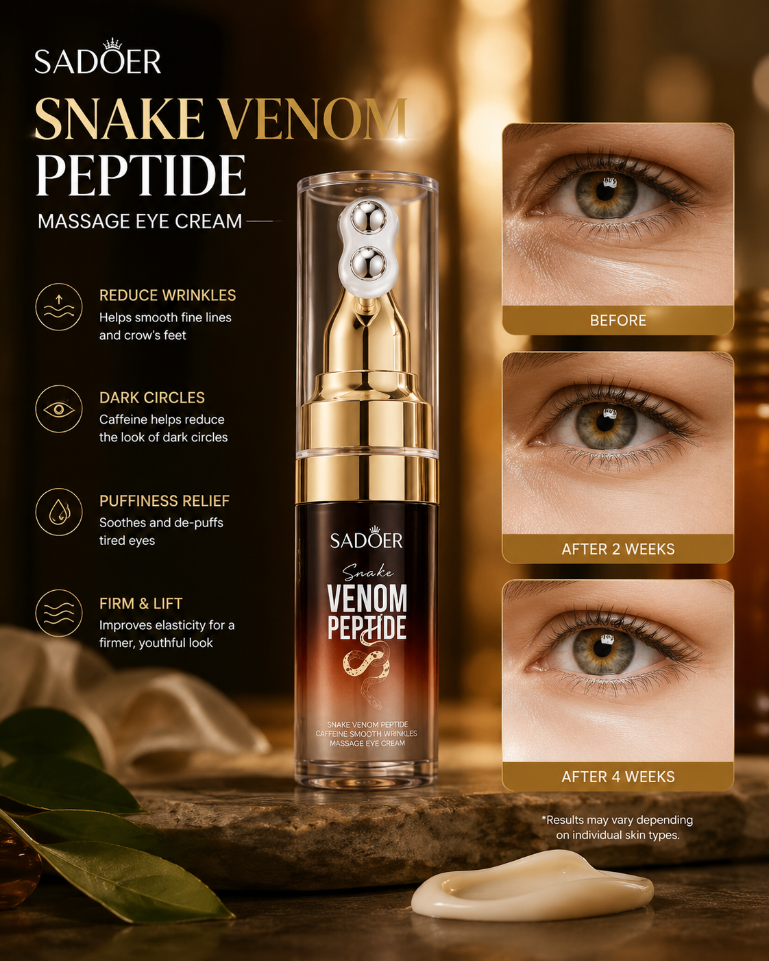 Peptide Caffeine Eye Renewal Cream