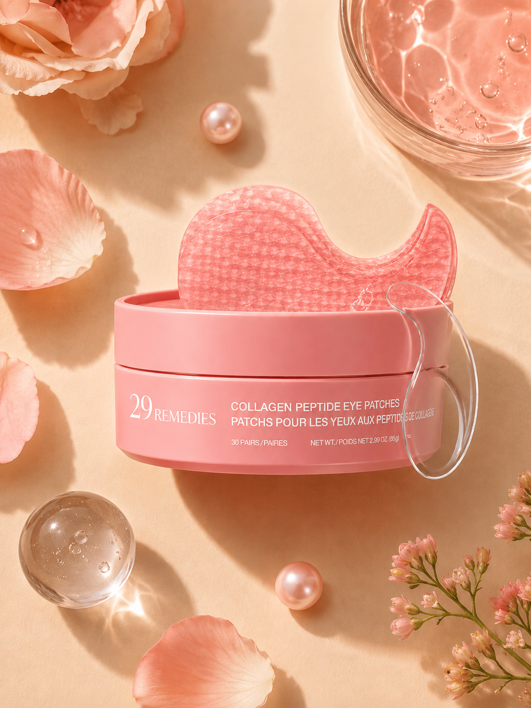 Collagen Peptide Hydrogel Eye Patches