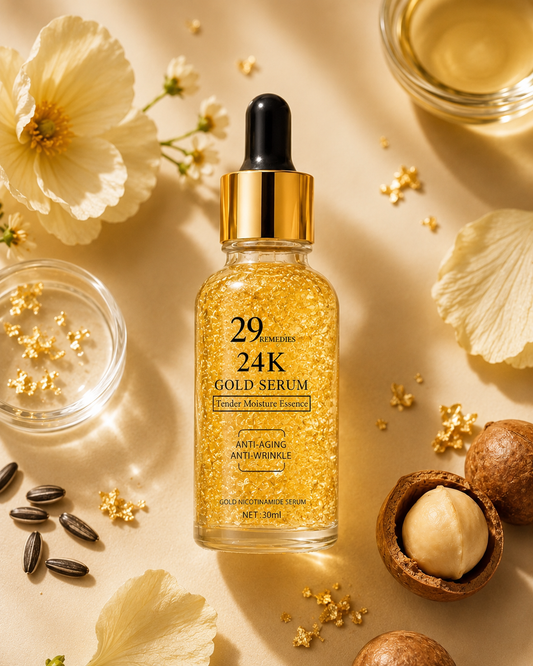 29 Remedies 24K Gold Radiance Serum dropper bottle